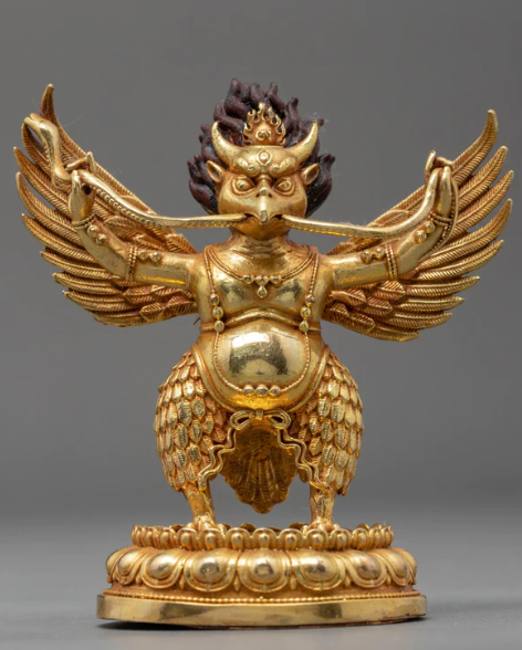 Mini Garuda Sculpture | Traditional Himalayan Art