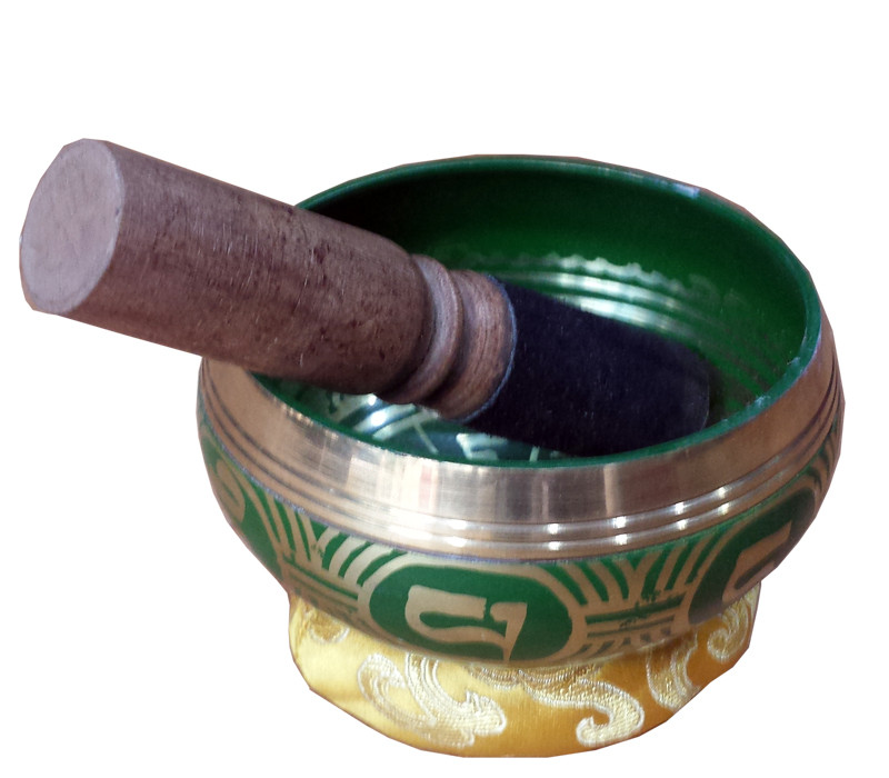 4'' Green Singing Bowl